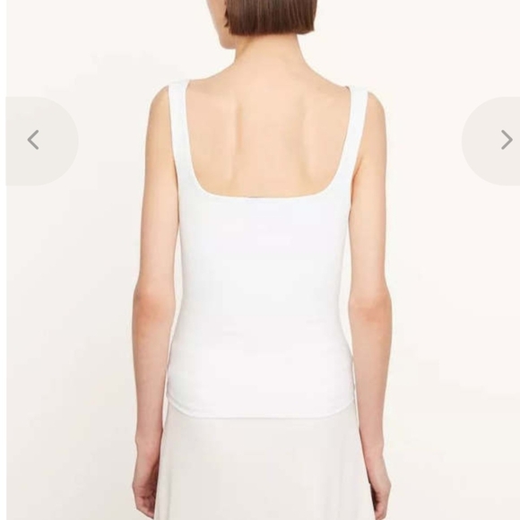 VINCE. Women's White Sleeveless Top - Picture 2 of 6